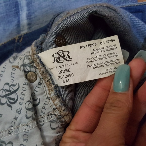 ROCK &REPÚBLIC women's jeans pants - Picture 8 of 8